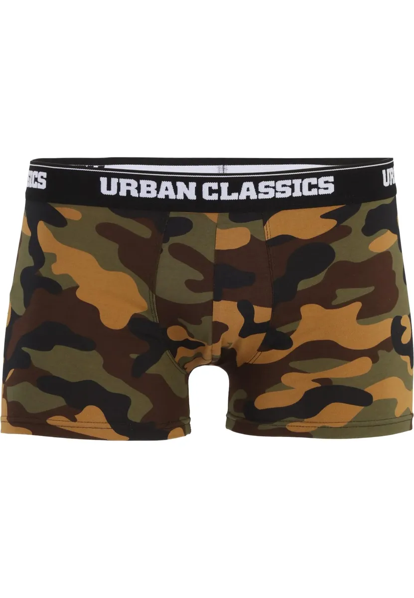 

Боксерские шорты URBAN CLASSICS " Urban Classics Men's 2-Pack Camo Boxer Shorts" (1 шт.), цвет Woodcamo Darkcamo