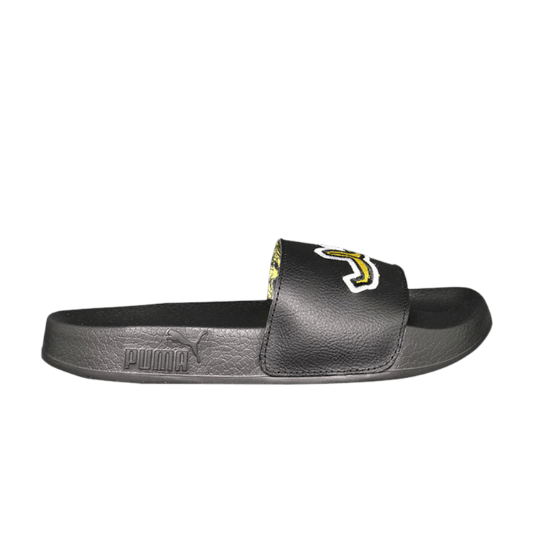 

Сандалии Puma Minions x Leadcat Slide Jr 'Black Minion Yellow', черный