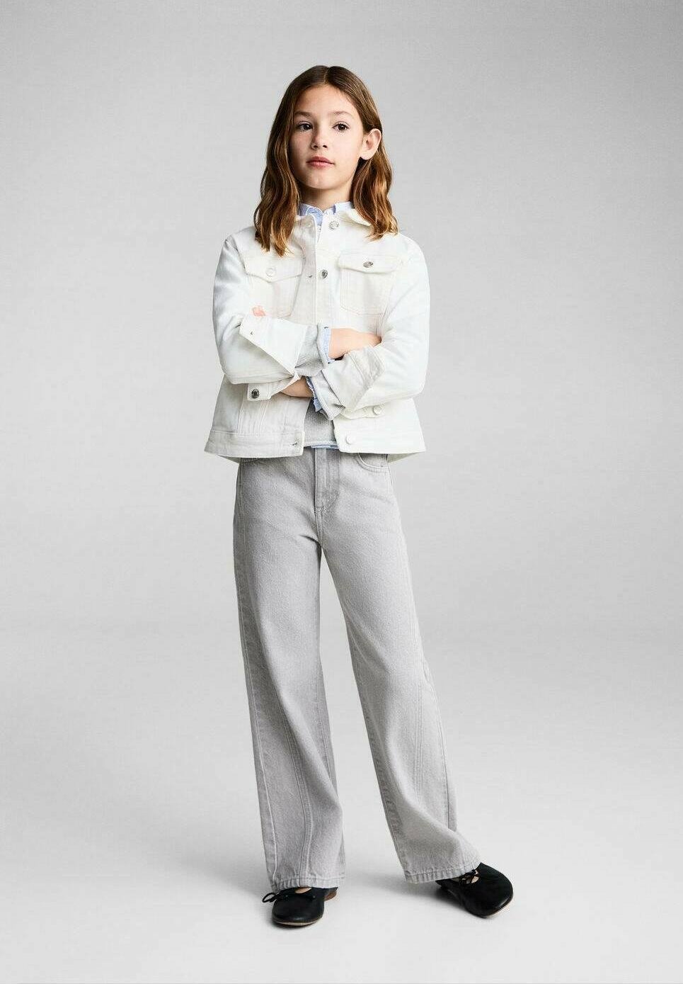 

Джинсовая куртка ALLEGRA8 Mango Kids, белый