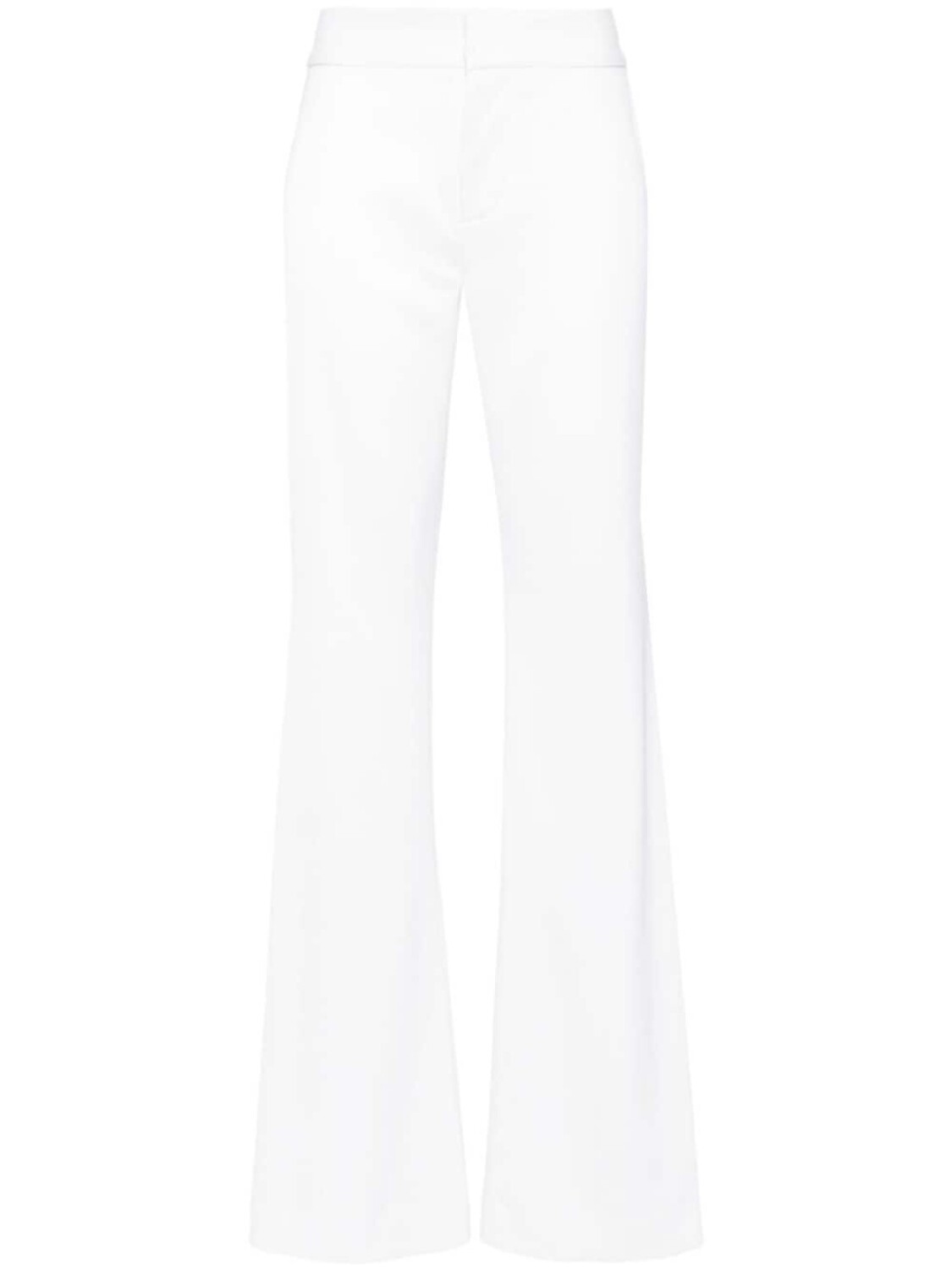 

Alice + olivia брюки Andrew Mid Rise Bootcut, белый