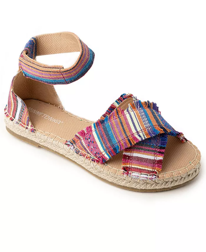 Женские эспадрильи Pemma с ремешком на щиколотке Minnetonka, розовый