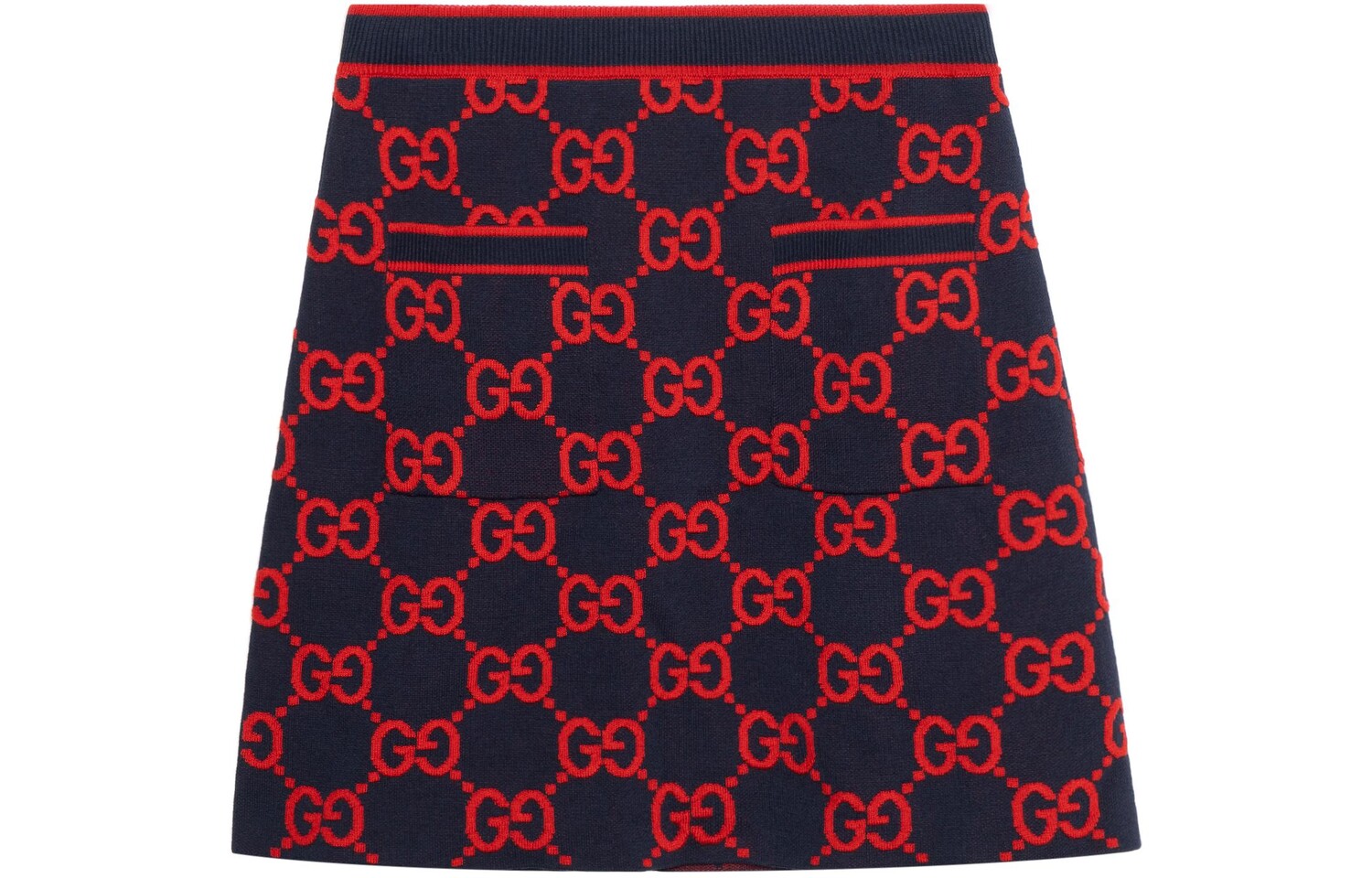 

Юбка Gucci, чернильно-красный
