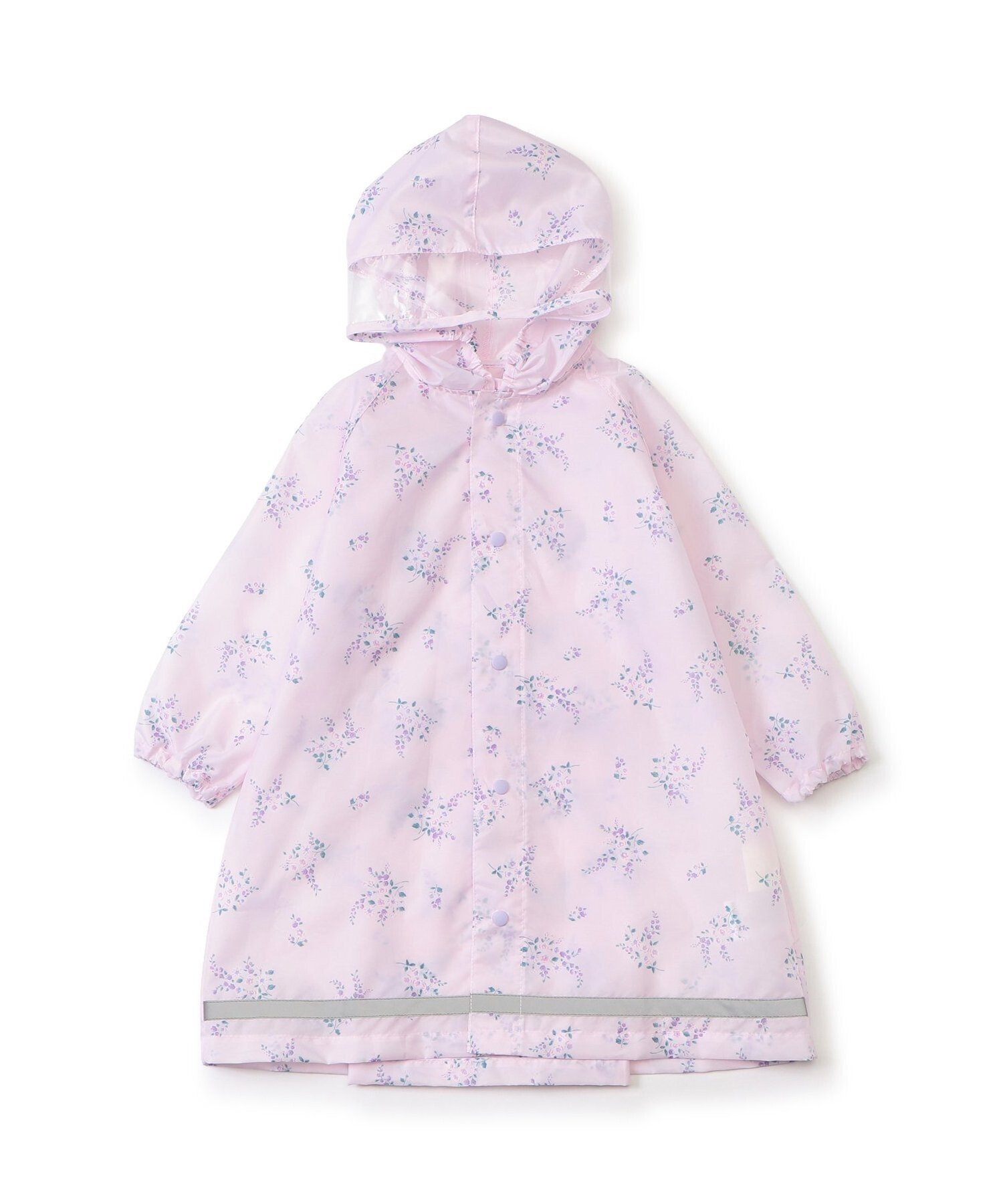 Дождевик с рисунком в виде цветов, сердец, вишен и динозавров Apres les cours, Lavender