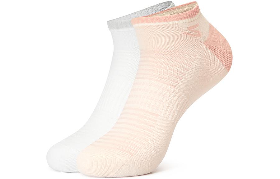 

Носки унисекс, 2 пары Skechers, 2 Pack (Bright White/Beige/043U)