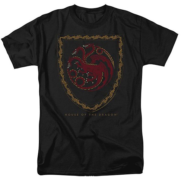 

Футболка House of the Dragon Dragon Shield Vintage Dark Licensed Character