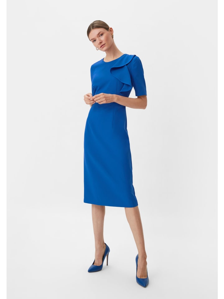 

Короткое платье comma Kleid kurz, синий