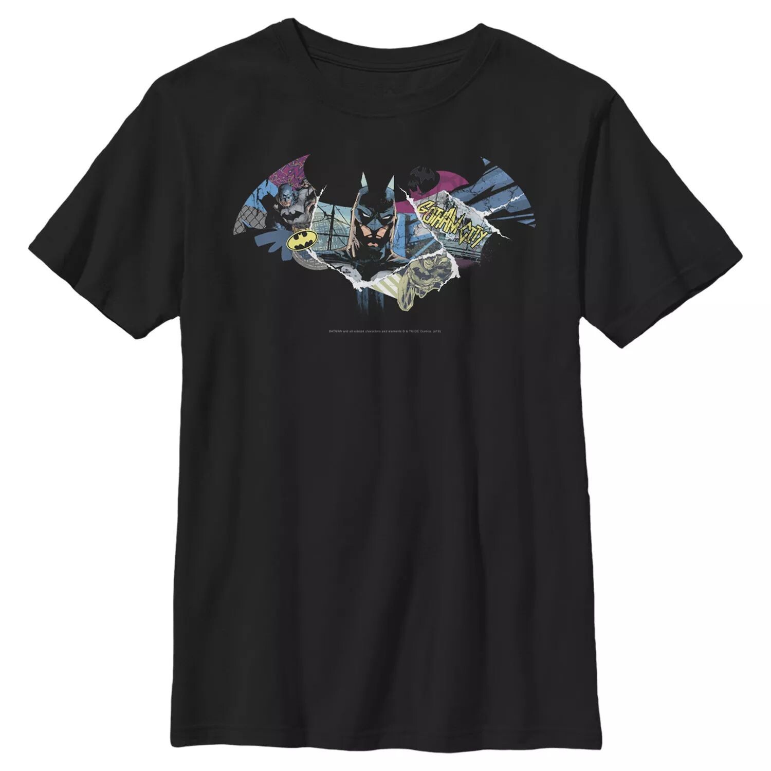 

Футболка с графическим логотипом DC Comics Batman Dark Comic для мальчиков 8–20 лет DC Comics