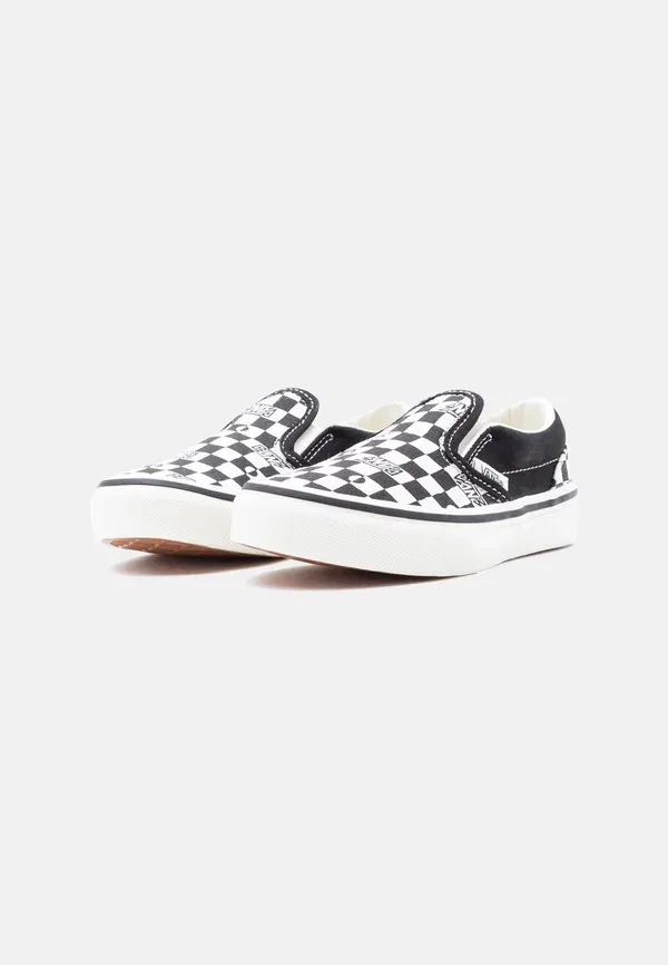 Классические слипоны Vans, черно-белые — фото 2