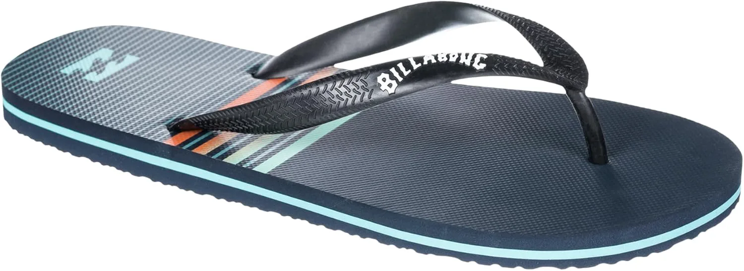 Шлепанцы Billabong mens Tides Classic Printed, темно-синий
