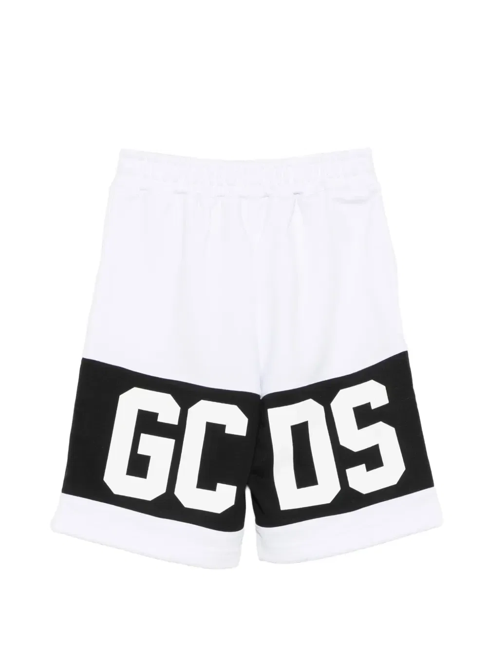Шорты на эластичном поясе с логотипом Gcds Kids, белый — фото 2