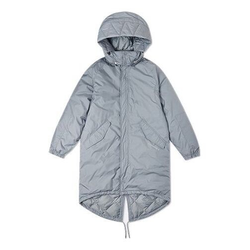 

Куртка down long trench coat 'grey' Converse, серый