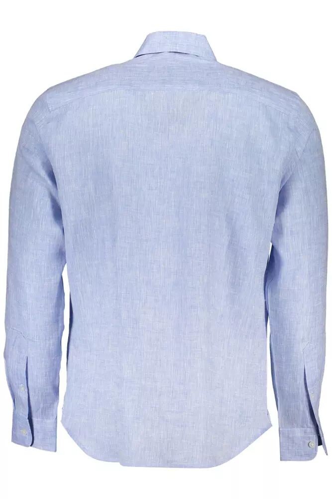 

Элегантная льняная мужская рубашка North Sails, цвет Light Blue