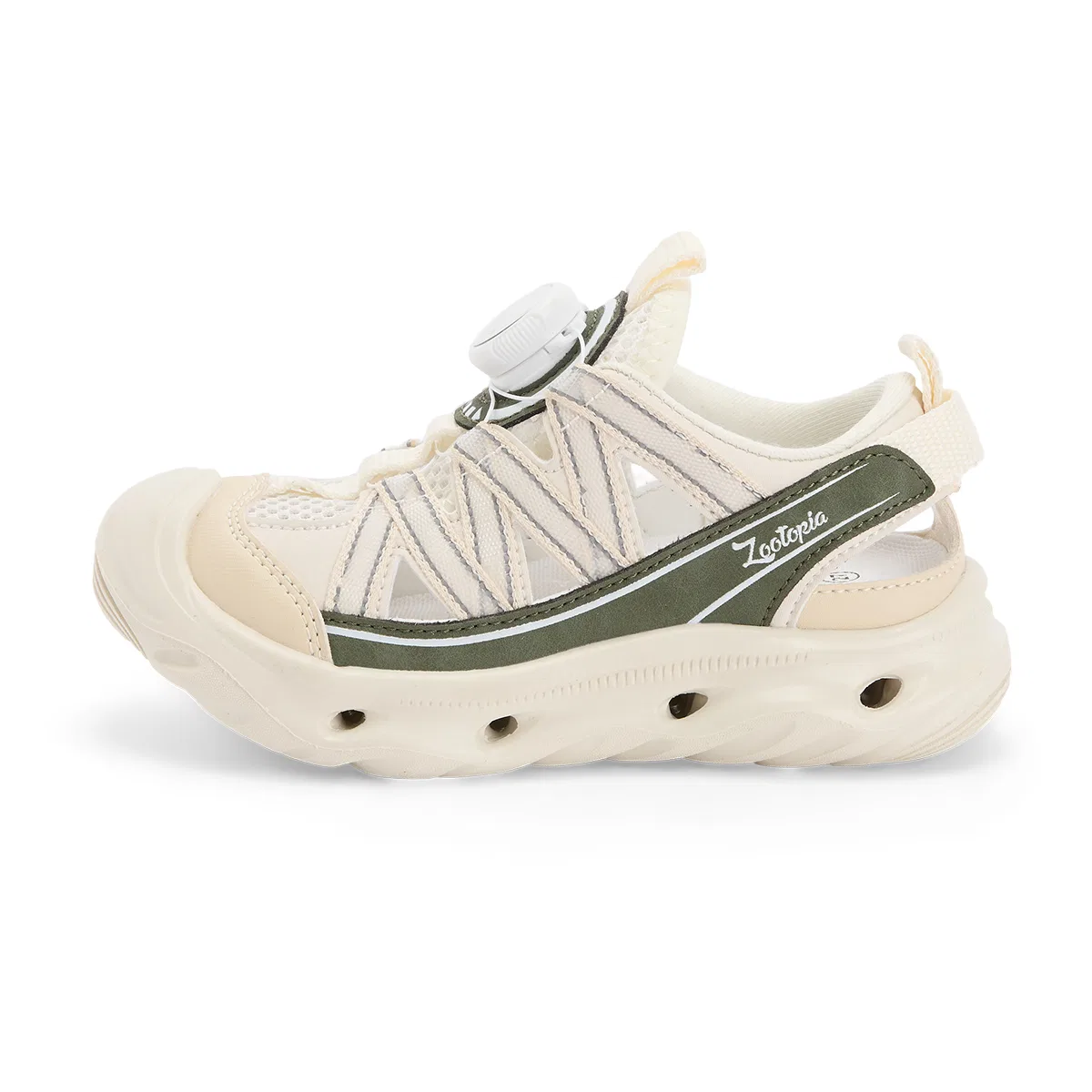 Сандалии детские Zootopia slip resistant cushioning abrasion resistant breathable low top Disney, Brown Green