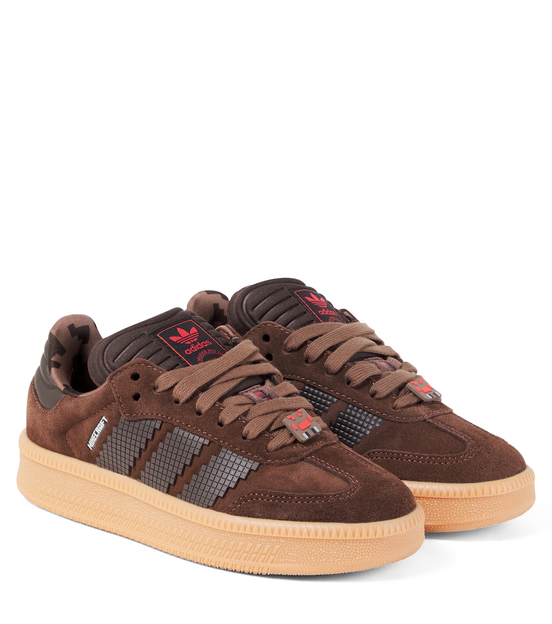 

Кроссовки Samba XLG из замши Adidas Originals Kids, Supplier Colour/Dark Brown