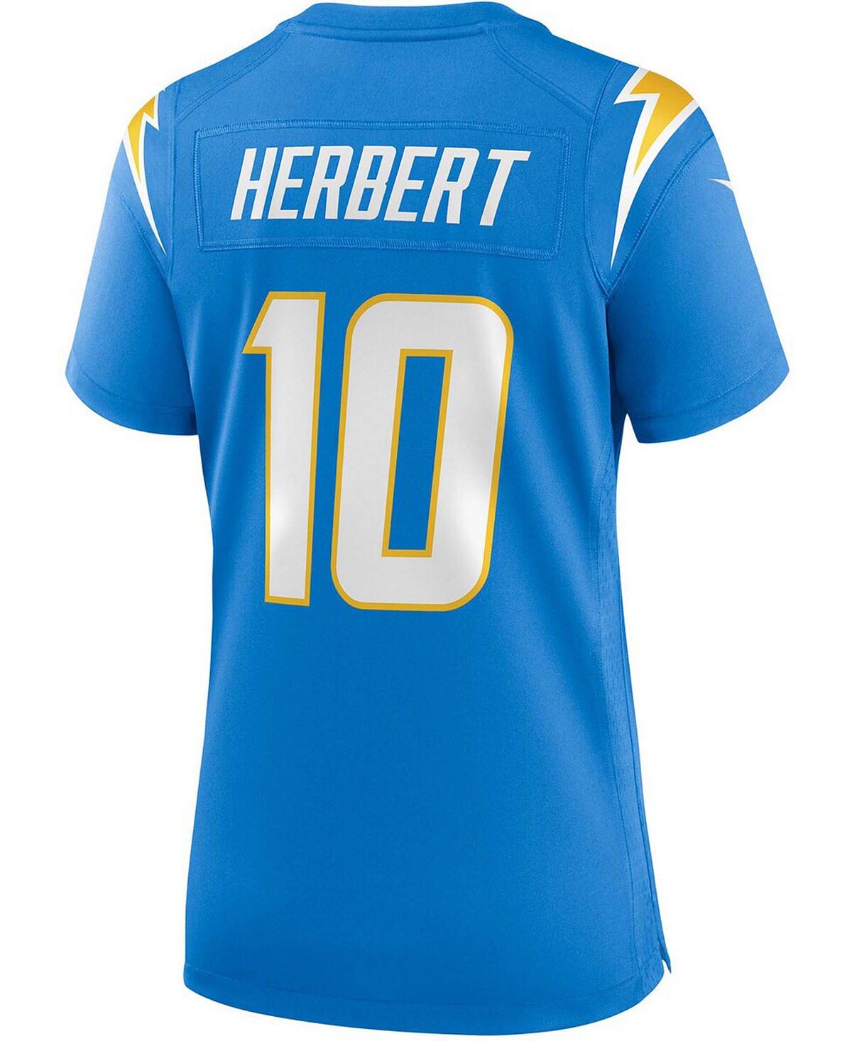 Женская игровая майка Justin Herbert Powder Blue Los Angeles Chargers Nike — фото 3