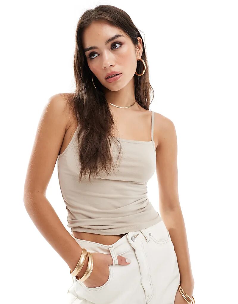 

Узкая майка в камне ASOS DESIGN