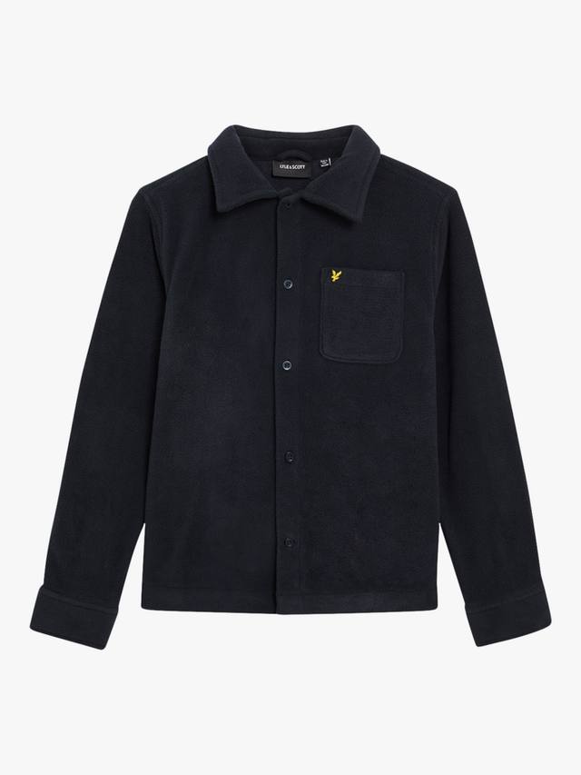 

Детская флисовая рубашка Lyle & Scott, Navy