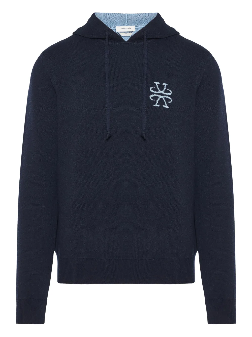 

Худи с логотипом Jacob Cohen, синий