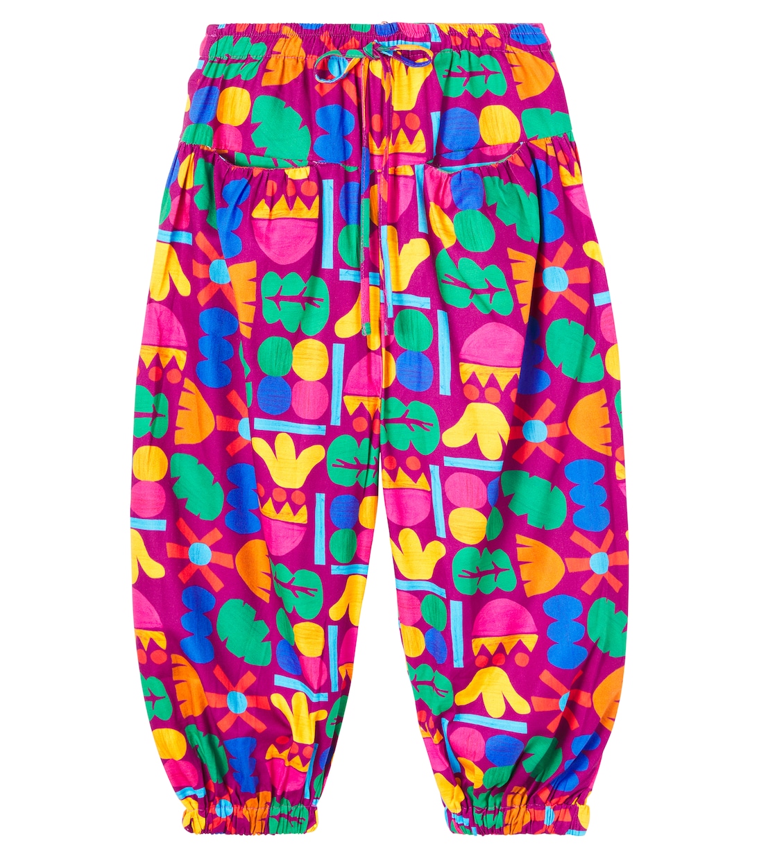 

Хлопковые брюки с принтом Mais Flores Fábula, Est Mais Flores Fundo Acai