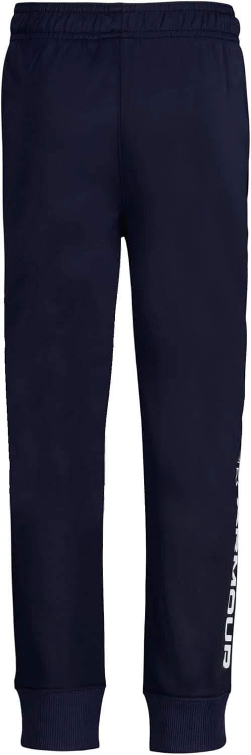 Детские спортивные штаны Under Armour Brawler Warm-up, быстросохнущие и влагоотводящие, свободного кроя, Midnight Navy Jogger — фото 3