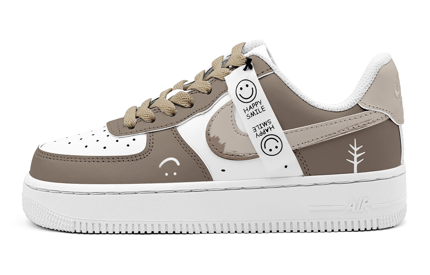 

Кроссовки Air Force 1 для скейтбординга мужские с низким верхом белого цвета Nike, цвет Coffee, Белый, Кроссовки Air Force 1 для скейтбординга мужские с низким верхом белого цвета Nike, цвет Coffee