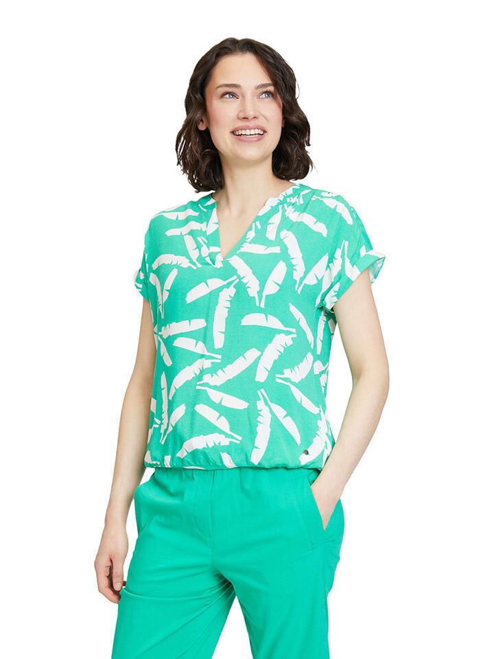 

Блуза Betty Barclay Bluse, цвет Grün/Weiß