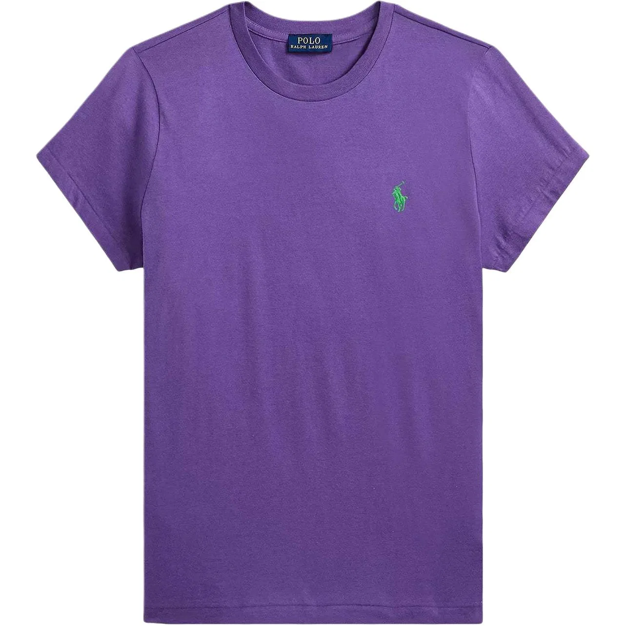 Футболка с вышитым логотипом Polo Ralph Lauren пурпурная