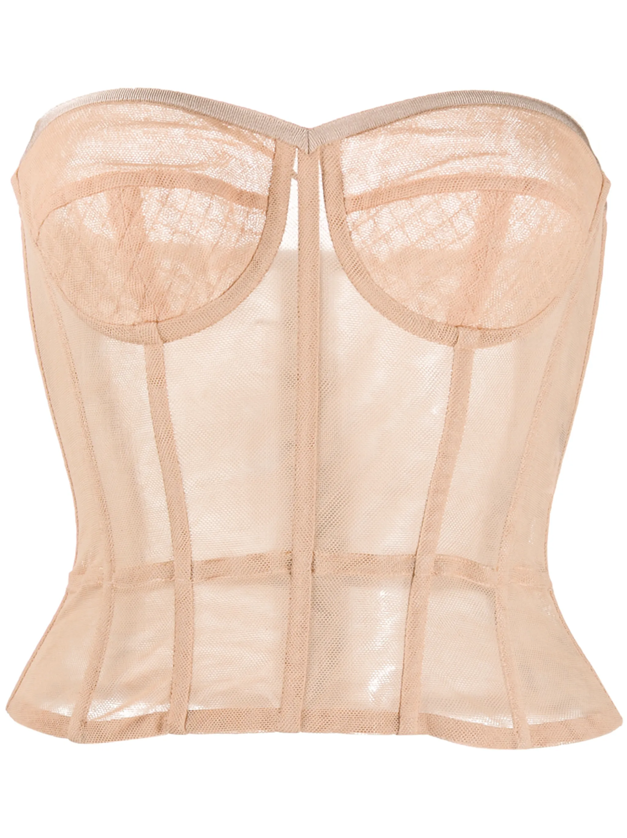 

Бюстье из тюля Dolce & Gabbana, нейтральный