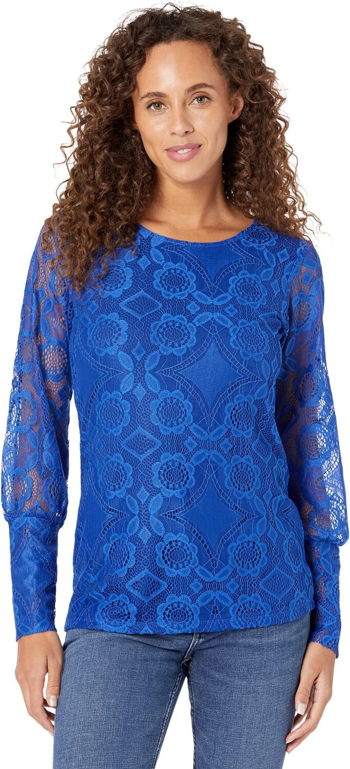 

Топ Wrangler Peasant Top, синий