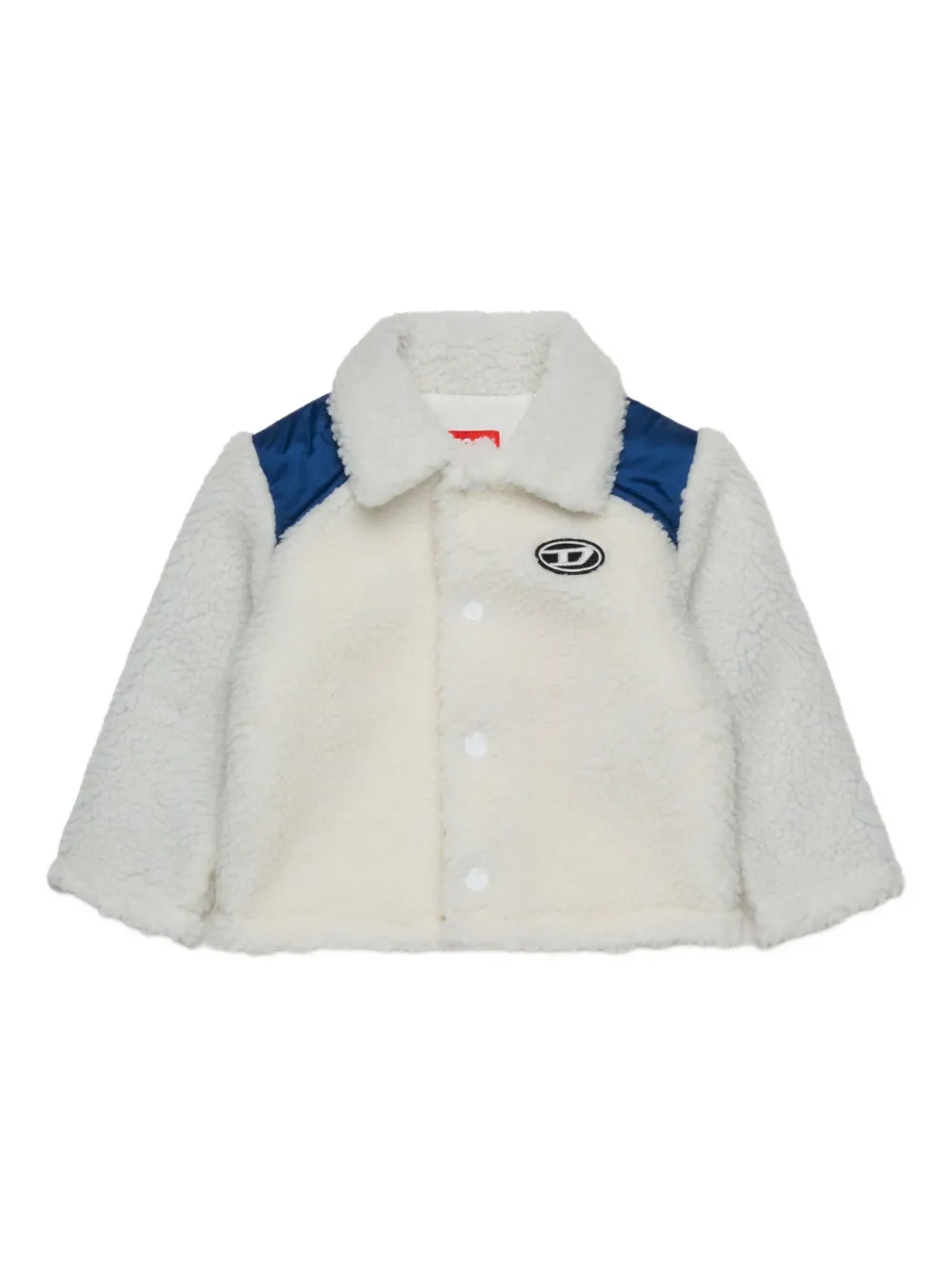 

Куртка из овчины Diesel Kids, белый