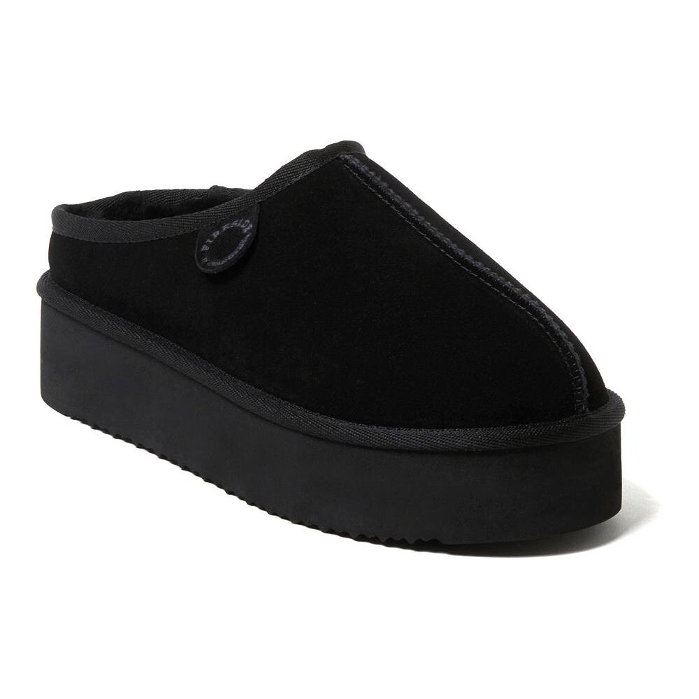 Женские тапочки Fireside by Dearfoams Queenstown на платформе с клогами, черный