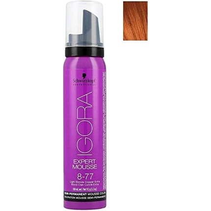 

Igora Expert Mousse 8-77 Светло-русый Медный Экстра 100мл, Schwarzkopf