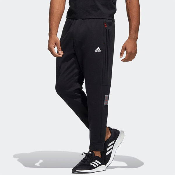 Спортивные штаны Men's adidas Limited Side Stripe Knit Bundle Feet Sports Pants/Trousers/Joggers Autumn Black, черный — фото 4