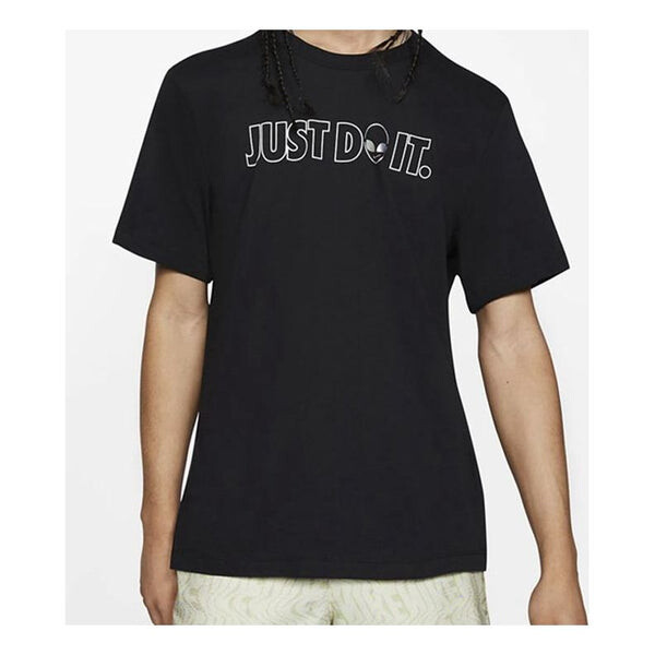 

Футболка sportswear printing short sleeve 'alien black' Nike, черный