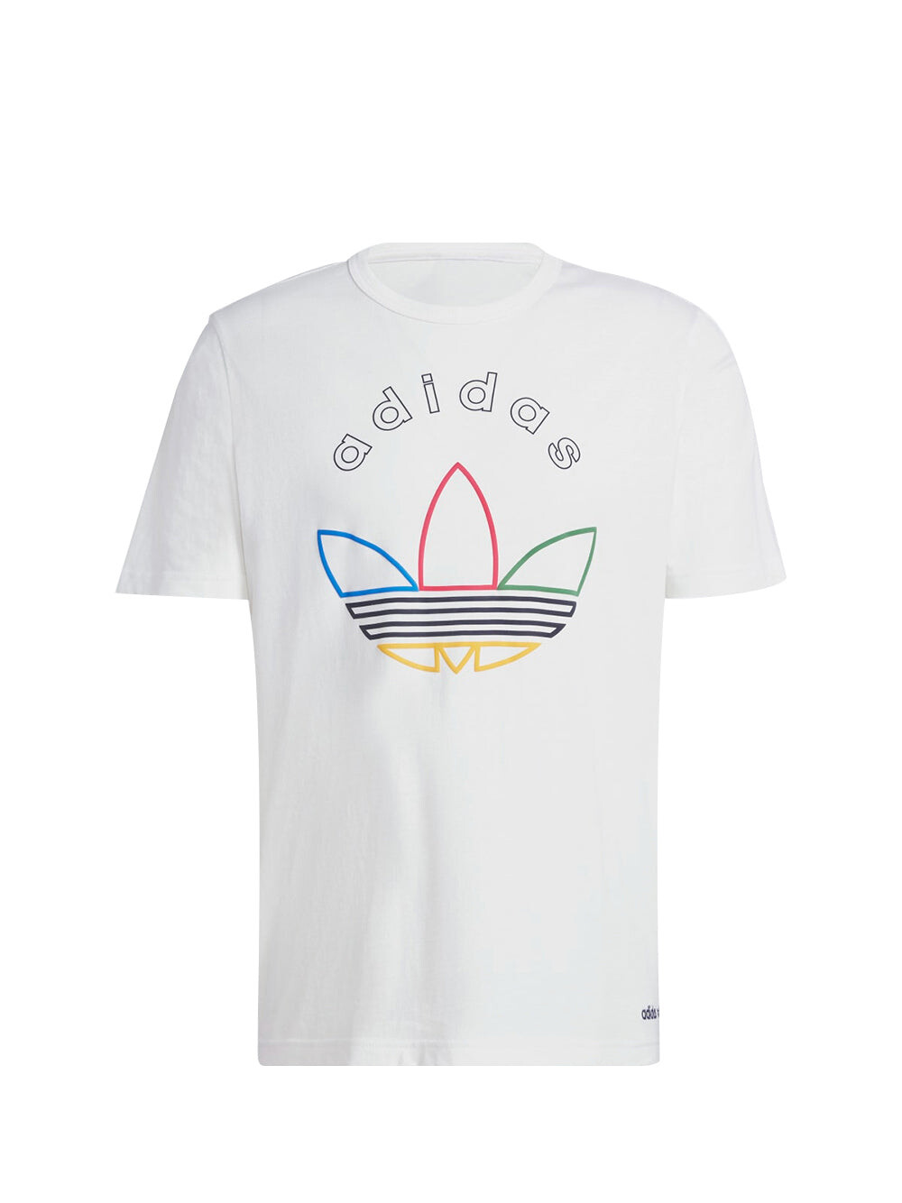Белая мужская футболка Adidas — фото 2