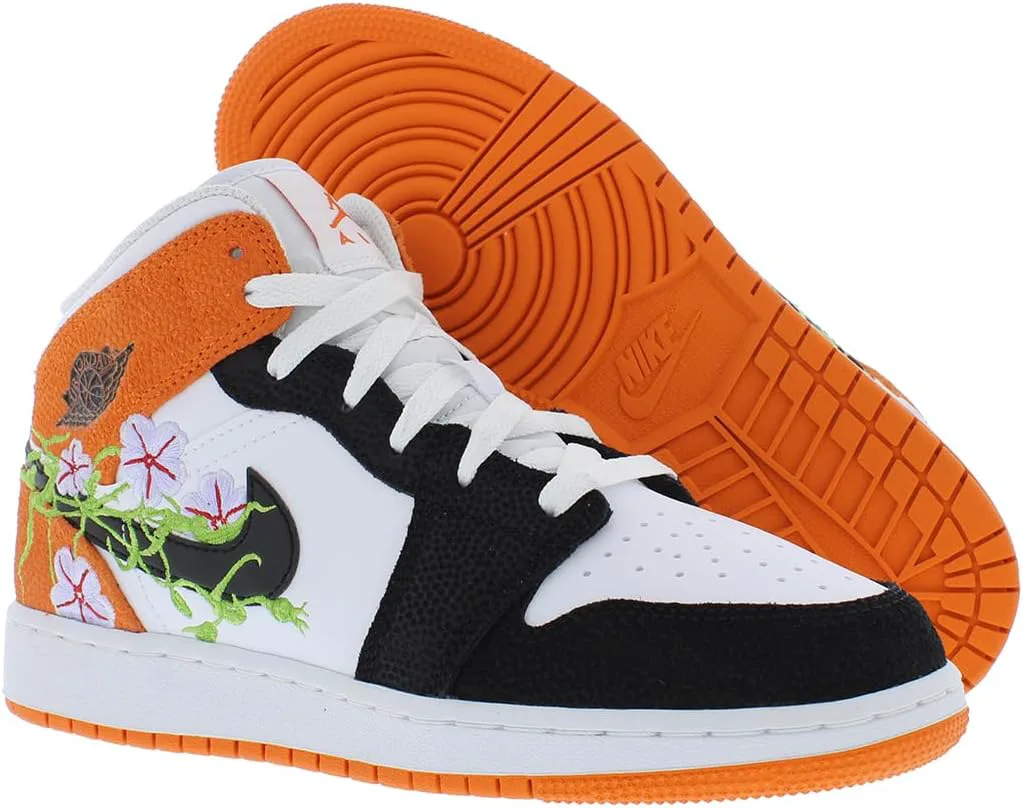 Мужские баскетбольные кроссовки Nike Air Jordan 1 Mid, белый — фото 2