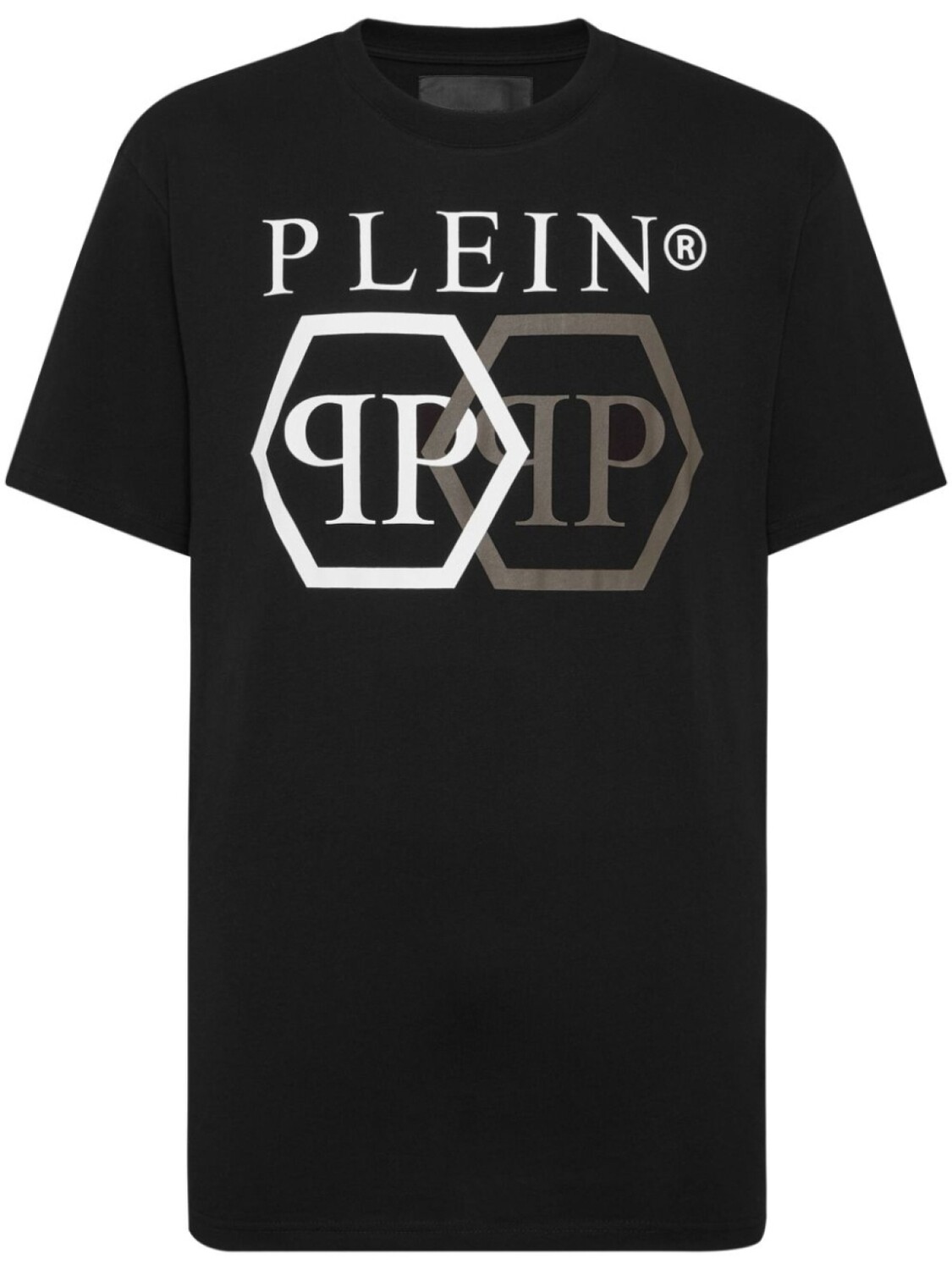 

Футболка Philipp Plein SS Stones Hexagon, черный