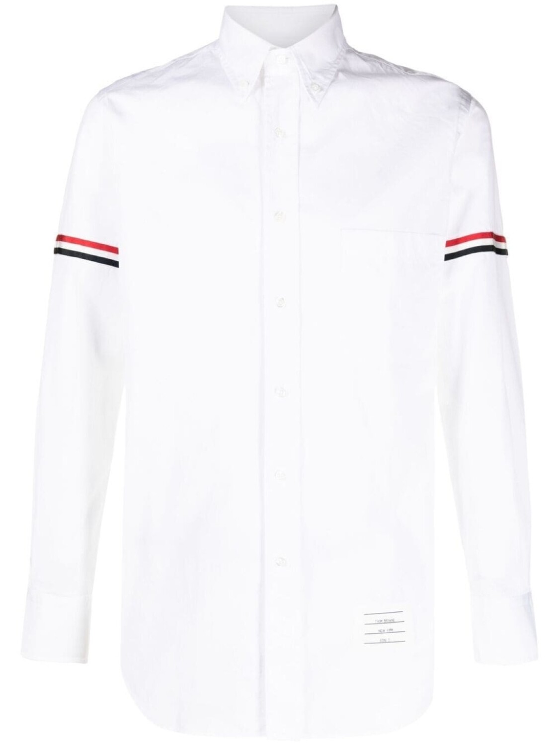 

Thom Browne рубашка с полосками RWB, белый