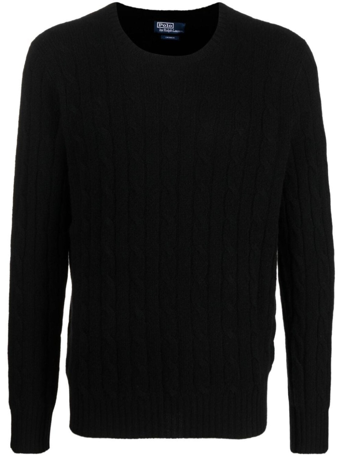 

Polo Ralph Lauren кашемировый джемпер фактурной вязки, черный