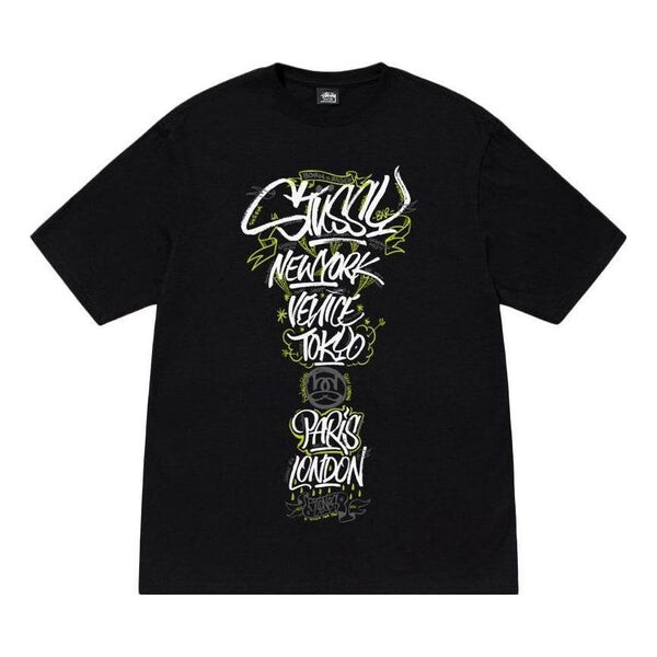 

Футболка x born x raised handstyles tee 'black' Stussy, черный