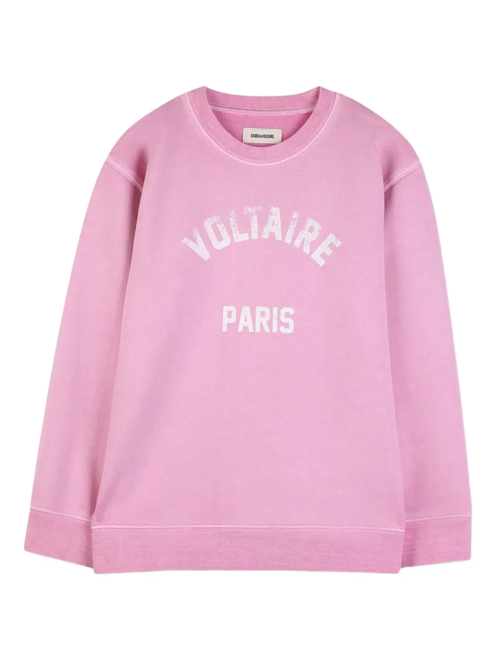 

Толстовка с длинными рукавами Zadig & Voltaire Kids, розовый