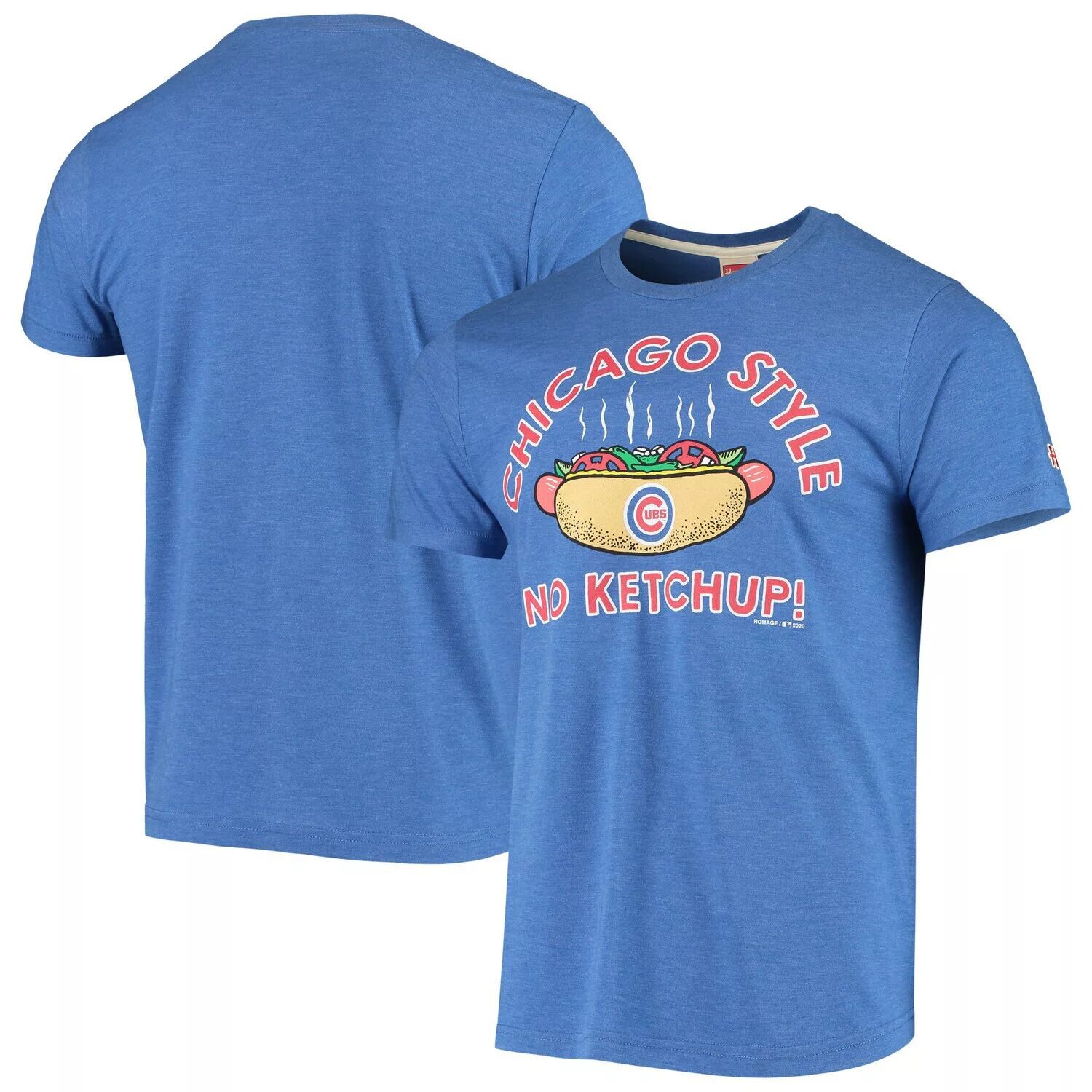 

Мужская футболка Royal Chicago Cubs Hyperlocal Tri-Blend