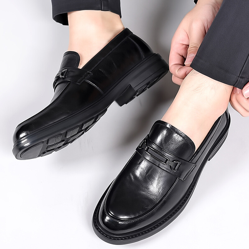 Туфли мужские Men"s Casual Men Low-Top Bull Charm, коричневый — фото 3