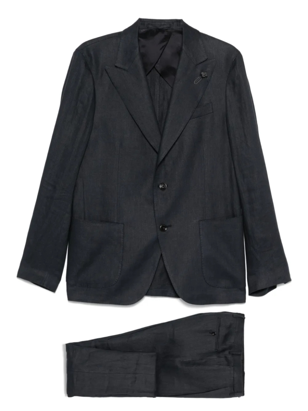 

Однобортный костюм Lardini, синий