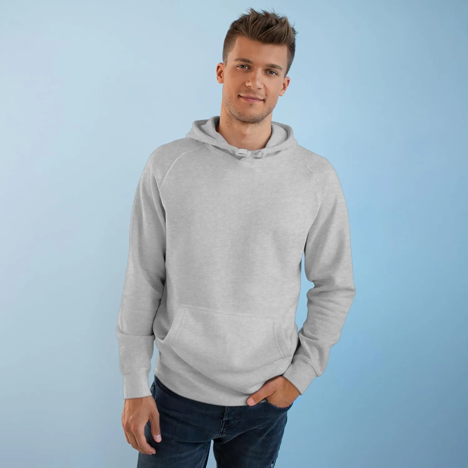 Худи TD Walsh Unisex Supply, нейтральная по гендерному признаку толстовка, удобный пуловер, стильная толстовка с капюшоном, мягкая флисовая куртка GENERIC, Athletic Heather — фото 3