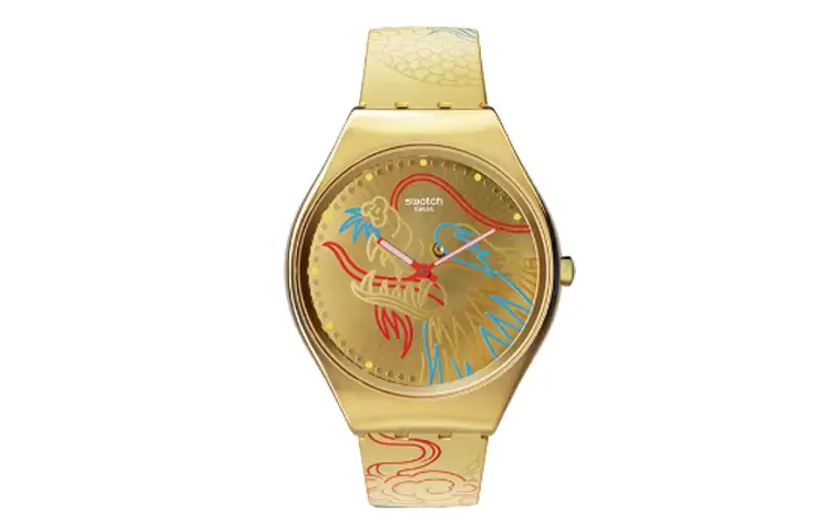 

SWATCH Часы Unisex 38mm Yellow Watch SYXZ104, Yellow Watch Dial