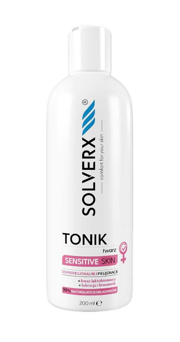 

Тоник для лица Solverx Sensitive Skin, 200 мл
