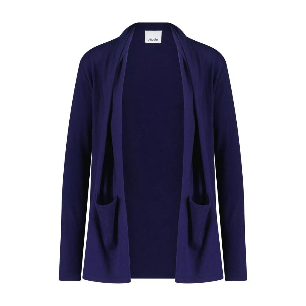 

Открытый кардиган из тонкой вязки. Allude, черный