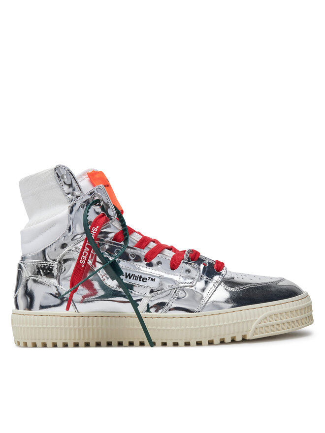 

Кроссовки Off-White, серебряный