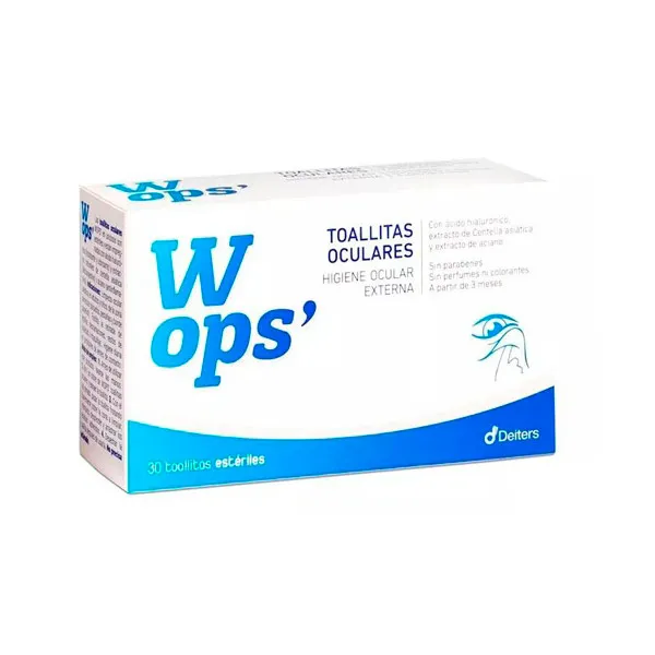 

Внешняя гигиена глаз Toallitas Oculares Wops, 30 UD